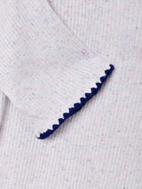 刺繍リブ サマーニットトップス