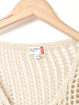 クロシェ ロングカーディガン