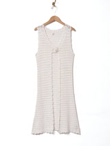 クロシェ ロングベスト