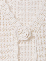 クロシェ ロングベスト