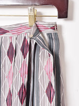 総柄 フレアスカート