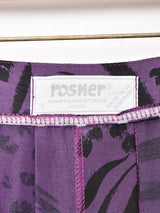 西ドイツ製 総柄 フロントボタンスカート