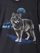 アメリカ製 オオカミ プリントTシャツ