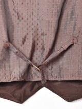 刺繍入り レザーベスト