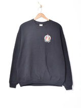 ワンポイント刺繍 スウェットシャツ