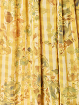 花柄 フロントボタンスカート