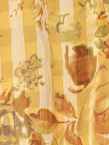 花柄 フロントボタンスカート