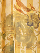 花柄 フロントボタンスカート