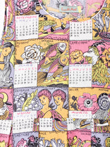 Emerald Motel カレンダー柄スリーブレスワンピース