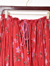 花柄 インド綿スカート