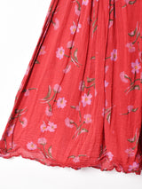 花柄 インド綿スカート