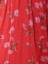 花柄 インド綿スカート