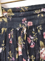 花柄 コットンスカート