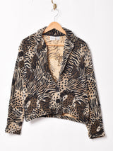 総柄 ジャケット