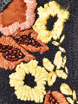 刺繍 装飾 ハイネックセーター