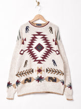 ネイティブデザイン コットンセーター