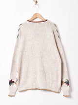 ネイティブデザイン コットンセーター