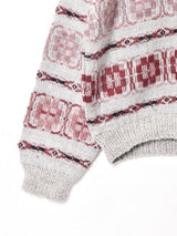 総柄 織り トップス