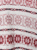 総柄 織り トップス