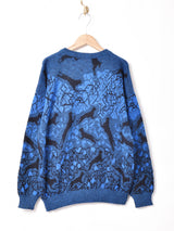 イタリア製 総柄セーター