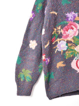 フラワーデザイン ミックスセーター