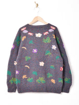 フラワーデザイン ミックスセーター