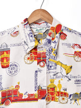 Backers 総柄 半袖シャツ