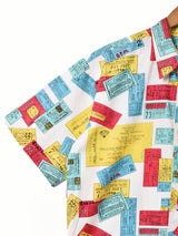 【2色展開】Backers 総柄 半袖シャツ