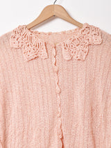 クロシェカラー カーディガン