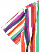 Backers マルチストライプ 半袖シャツ