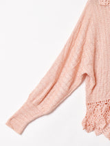 クロシェカラー カーディガン