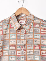 Backers 総柄 半袖シャツ