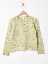 パワーショルダー ネップセーター