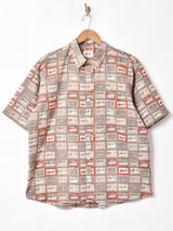 Backers 総柄 半袖シャツ