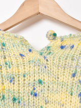 パワーショルダー ネップセーター