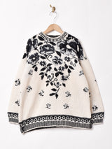 フラワーデザイン セーター