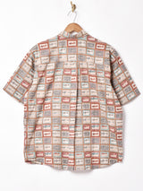 Backers 総柄 半袖シャツ