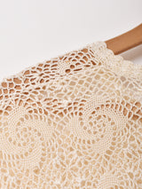 クロシェカーディガン