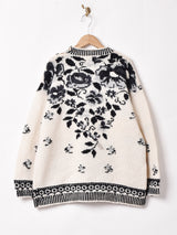 フラワーデザイン セーター