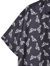 【2色展開】Backers 総柄 半袖シャツ