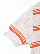 ボーダー 半袖セーター