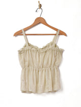 【4色展開】Meridian シアー ラメキャミソール