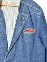 ビッグシルエット チロリアンデニムジャケット