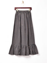 Emerald Motel 総柄 マキシ丈スカート