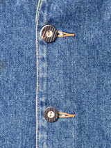 ビッグシルエット チロリアンデニムジャケット