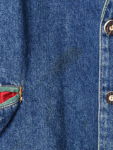 ビッグシルエット チロリアンデニムジャケット