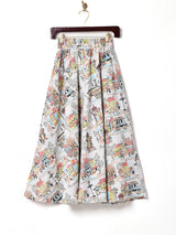 Emerald Motel 総柄 フレアスカート