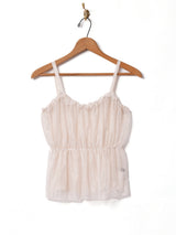 【4色展開】Meridian シアー ラメキャミソール