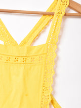 コットンレース エプロン