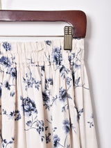 花柄 フレアスカート